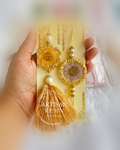 Floral Resin Couple Rakhi (Queen Bhabhi & King Bhai)-READY TO SHIP