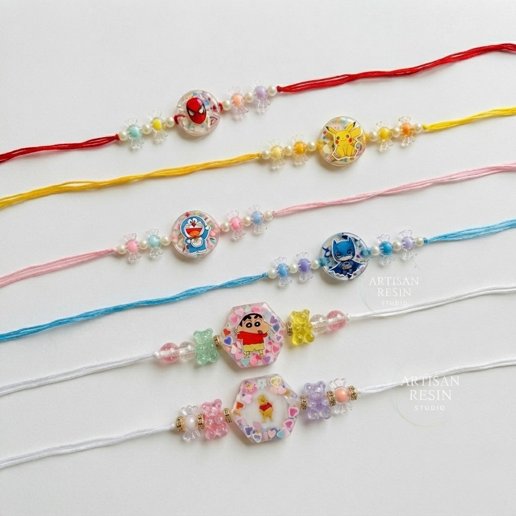 Cartoon Theme Kids Rakhi