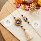 Evil Eye Couple Rakhi Set